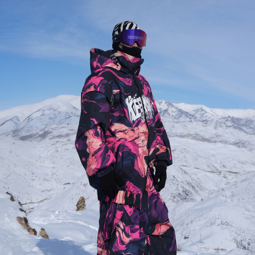 单板双板滑雪服套装独特出片