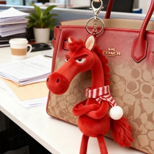 【傲娇高冷马】新年元旦年味小红马包挂件钥匙扣本命年生肖马礼品