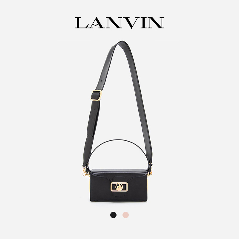 LANVIN浪凡 牛皮革PENCIL BOX铅笔盒手袋女包