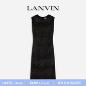 粗花呢连衣裙 女士春小香风背心裙无袖 新年甄选 LANVIN浪凡