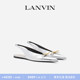 牛皮革平底尖头凉鞋 LANVIN浪凡 优雅通勤时尚 皮鞋 女士春夏季 法式