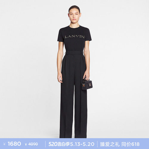 LANVIN浪凡女士简约LOGOT恤
