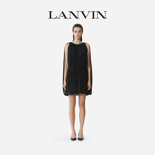 LANVIN浪凡女士收腰连衣裙