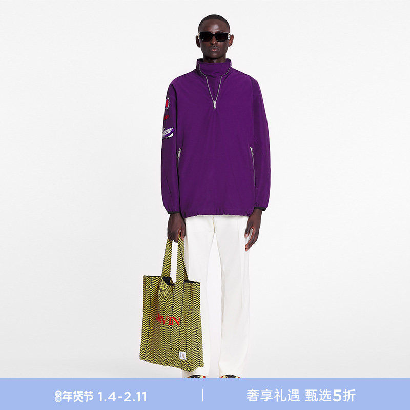 【新年甄选】LANVIN LAB x FUTURE 男士拉链抽绳夹克,男装,夹克,淘宝优惠券,粉丝福利购,淘宝优惠卷