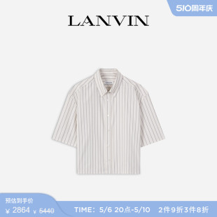 LANVIN浪凡 条纹衬衫 短袖 男士