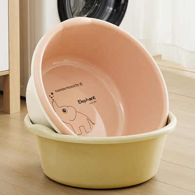 洗澡盆家用大号脸盆加厚塑料耐用盆子儿童宝宝婴儿洗衣盆宿舍脚盆