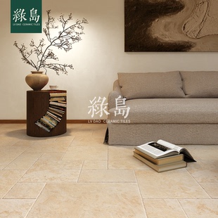 曲边莱姆石瓷砖别墅庭院客厅防滑地砖阳台民宿花园中古风古堡砖