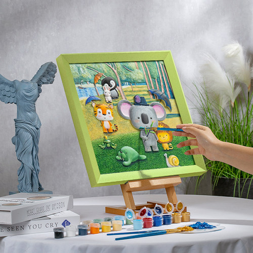 玩作立体浮雕卡通动漫