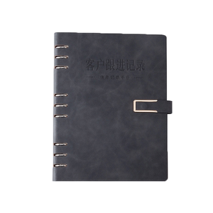 客户回访跟踪记录本登记本房地产销售记录本客登本置业顾问档案资料本意向客户本信息管理手册客源本可定制A4