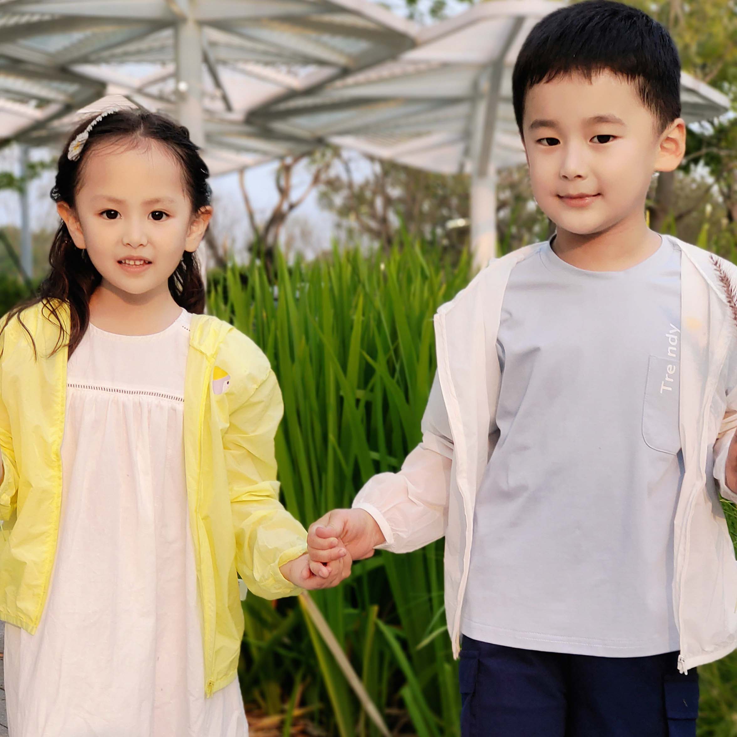 圣町顿夏季薄款透气防晒衣婴儿童宝宝小孩外穿轻薄新款防晒服夏装