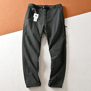 男 裤 户外卡扣腰带加绒加厚软壳休闲裤 男工厂防风保暖直筒冲锋工装