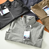 千元 品质 春秋男士 陆家平替款 户外压胶防水立领短款 风衣夹克外套