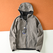 飞禽高端鸟款 春秋连帽速干软壳衣防风防水运动弹力休闲夹克外套男