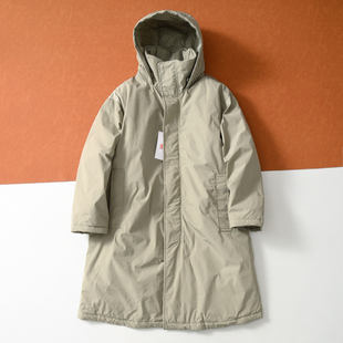 可隐藏连帽加厚保暖中长款 男士 棉衣棉服风衣外套 冬季 试衣间在售