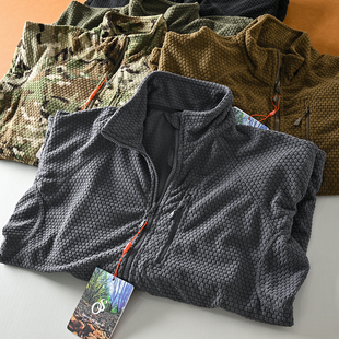 轻量化战术防风保暖立领摇粒绒外套潮 秋冬季 塔子平替款 外贸男装