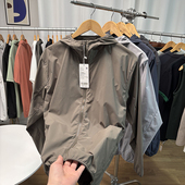 男士 试衣间平替 夏季 抗UV吸湿排汗透气防晒服宽松连帽皮肤衣外套