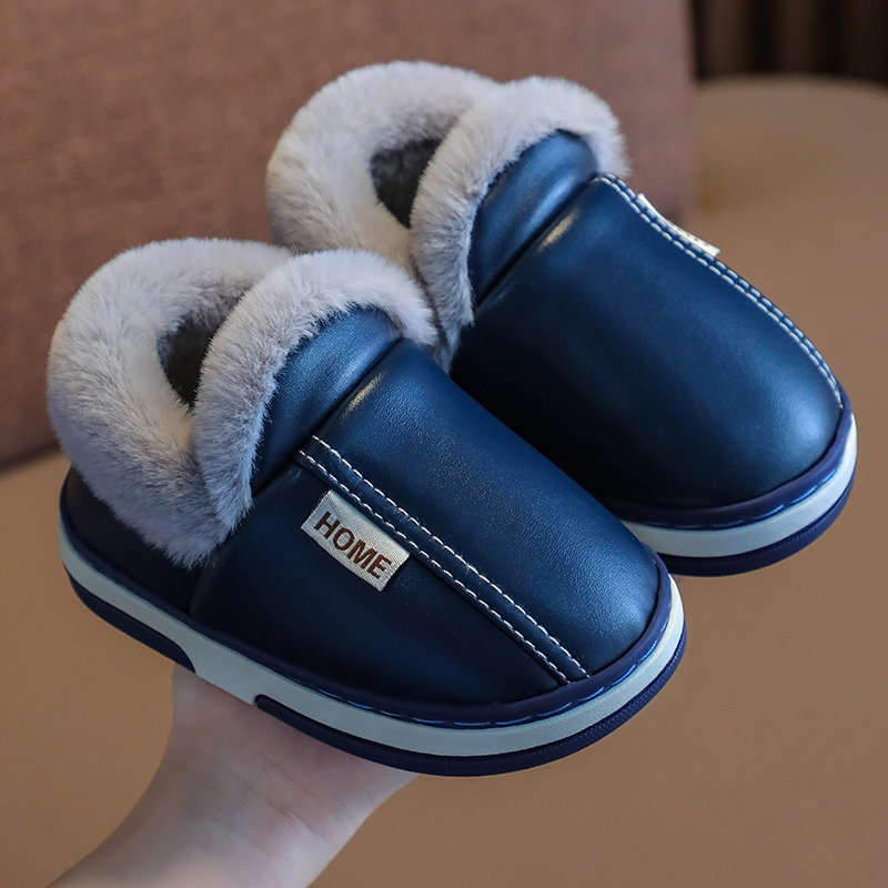 男童棉鞋毛毛保暖秋冬季