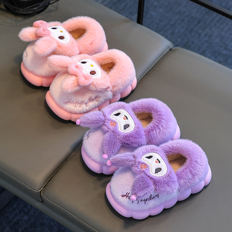 儿童棉鞋秋冬季女童卡通室内居家鞋中大童保暖亲子宝宝包跟棉拖鞋,童鞋/婴儿鞋/亲子鞋,棉鞋,淘宝优惠券,粉丝福利购,淘宝优惠卷