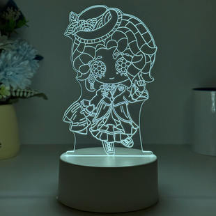 第五人格周边记者小夜灯手办玩偶吧唧桌面摆件立牌礼盒生日礼物