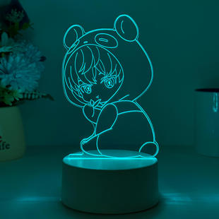光与夜之恋周边齐司礼小夜灯手办玩偶桌面摆件立牌吧唧生日礼物