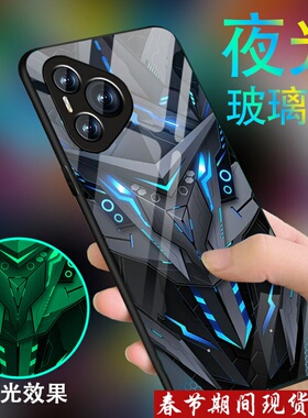 黑色战士适用华为pura70手机壳男p60pro新款+炫酷P40夜光玻璃P50e全包ultra高级感p30防摔p20潮p10plus硅胶套