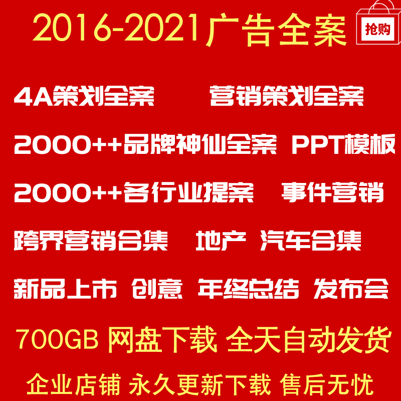 4A广告策划全案提案品牌营销策划品牌定位活动传播推广营销案例
