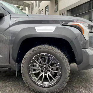 适用于22-25年丰田坦途轮眉TUNDRA苔原银片轮眉加宽宽体防刮包围