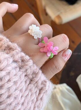 2025春季新款甜美戒指串珠