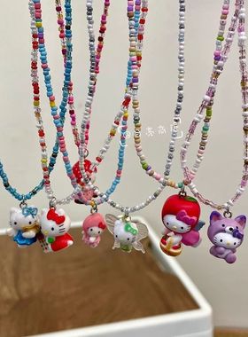 辣妹甜美可爱卡通KT猫项链