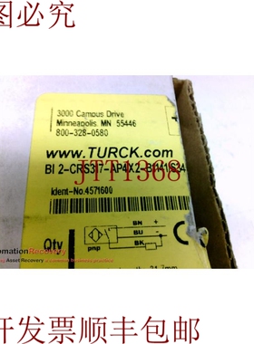原装供应TURCK BI2-CRS317-AP4X2-B1141/S34 传感器,探针长度:31.