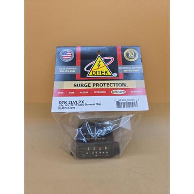 DITEK DTK-3LVLPX 3 Prong 14 V 22-16 AWG UL 上市浪涌