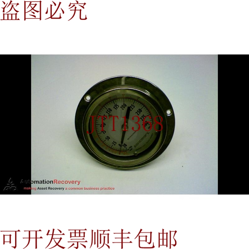 原装供应ASHCROFT Q-8452 压力计 0-300PSI 腰带管沙发口袋 15243