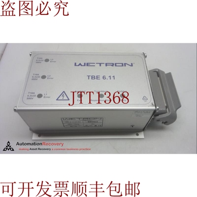 原装供应WETRON TBE 6.11-V4-R1 电源,480伏/60小时,16安,8安/2安