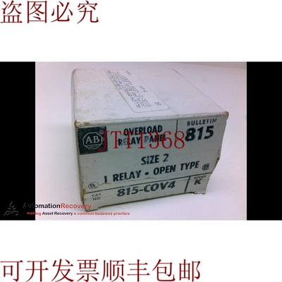 原装供应ALLEN BRADLEY 815-C0V4 系列 K,尺寸 2,开口类型, 20501