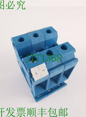 原装供应3x Phoenix Contact UT35 BU 馈通端子,端子块 35mm2 蓝