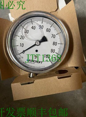 原装供应Ashcroft DURALIFE 35-1009-swL-02l-100 100 PSI 甘油填