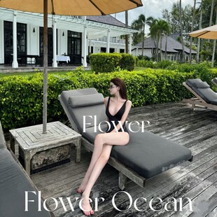 气质简约性感连体露背温泉海边度假泳衣 天菜S曲线