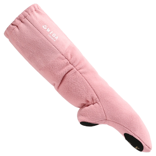 swiga舞蹈热身鞋冬季绒面暖脚靴子芭蕾练功鞋软底长筒高帮