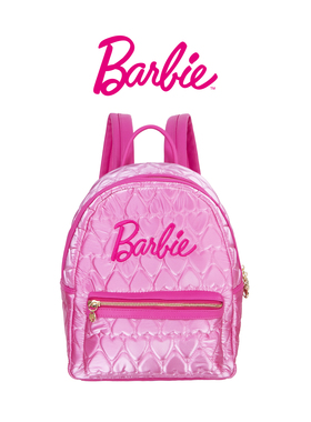 Barbie芭比官方正品书包少女双肩包新高级大容量旅行背包学生礼物