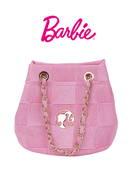 【Barbie芭比官方正品】菱格水桶包包女款原创链条高级感新款时尚