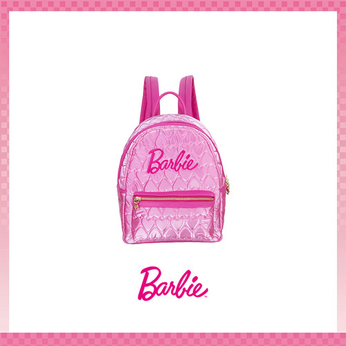 书包时尚双肩包女barbie旅行背包