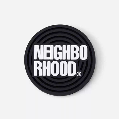 NEIGHBORHOOD LOGO COASTER浮雕字母圆形杯垫日潮高端防烫防水垫