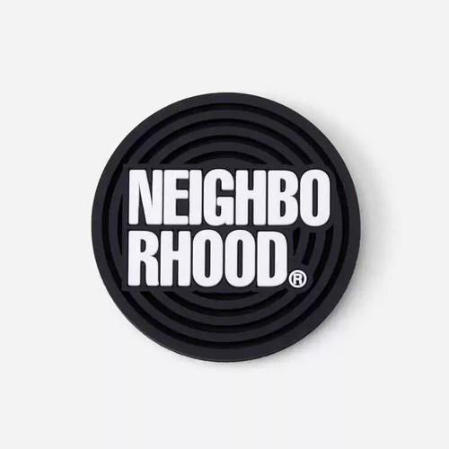 NEIGHBORHOOD LOGO COASTER浮雕字母圆形杯垫日潮高端防烫防水垫