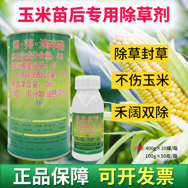 滨农科技烟莠滴辛酯玉米地除草专用剂玉米苗后杂草除草剂农药正品