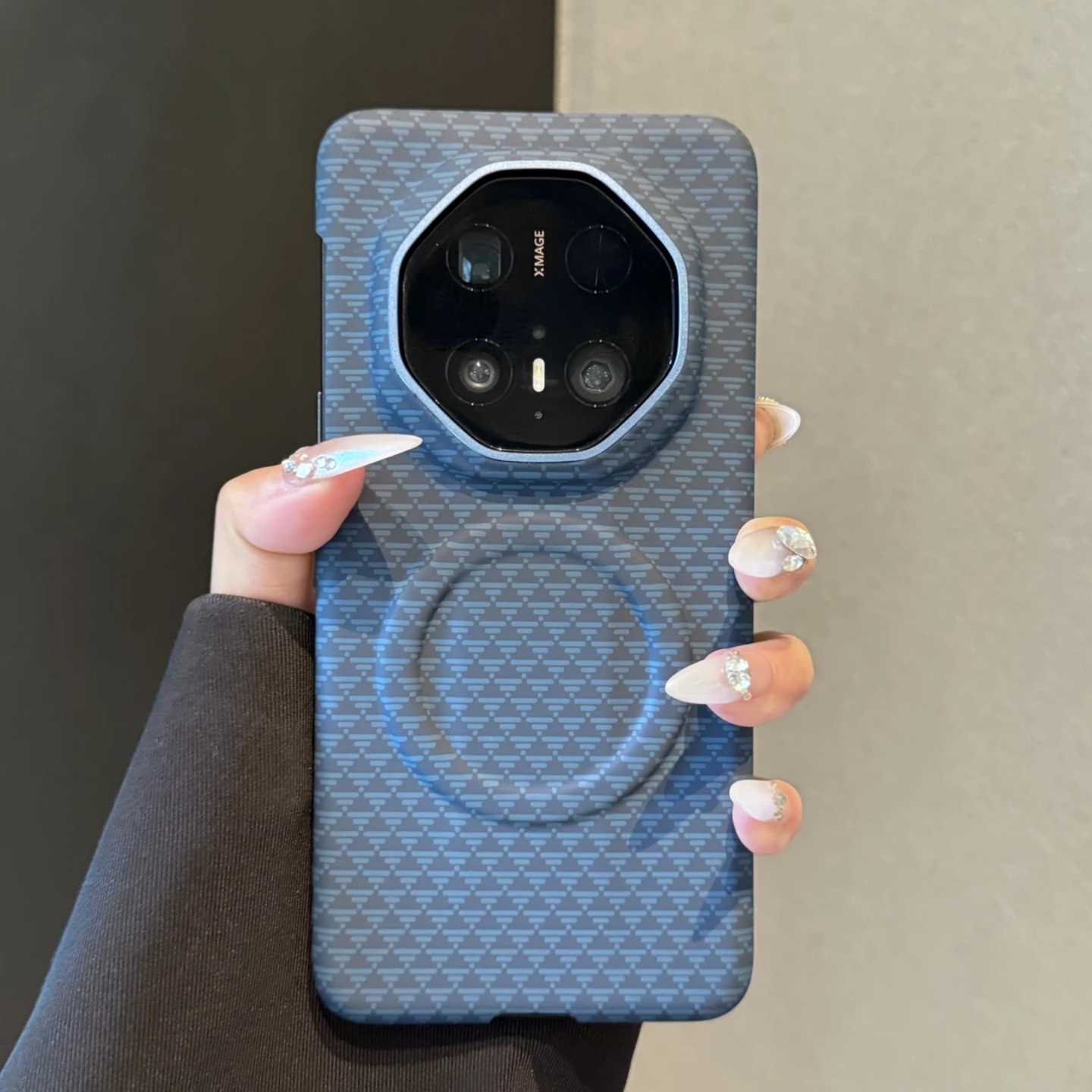 凯夫拉碳钎维纹磁吸适用华为mate70rs非凡大师手机壳新款mate60rs保时捷金属镜框mt70pro超薄防摔60pro+外壳