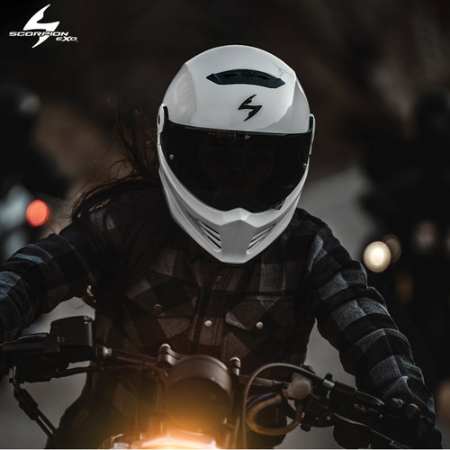 现代复古摩托车全盔SCORPIONEXO