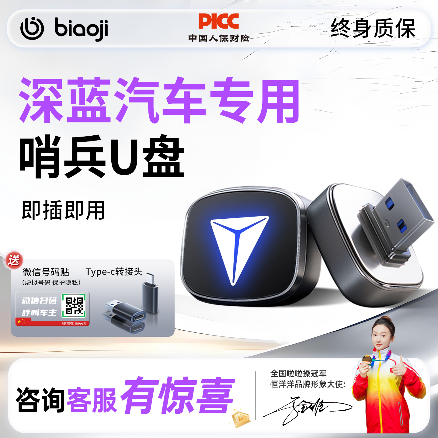 【原车级】深蓝汽车哨兵U盘