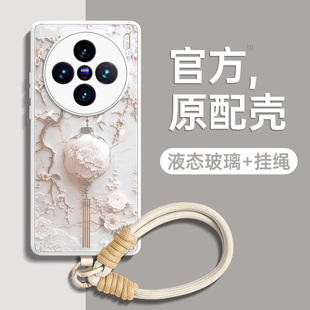 超火灯笼适用vivoX300pro手机壳新款x200ultra保护套玻璃x100高级感全包女防摔高端创意个性奢华腕链挂绳外壳