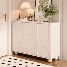 实木鞋柜2025新款家用门口大容量收纳柜入户门玄关一体柜多层鞋柜