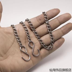 小铁链广告吊牌挂链车位标示牌悬挂吊链吊旗消防指示牌挂链彩色链